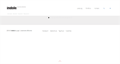 Desktop Screenshot of indole.de